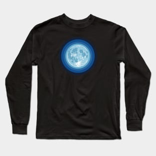 Full Moon Sky Long Sleeve T-Shirt